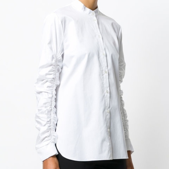 TIBI ruffle sleeve shirt Size 4 - Picture 3 of 5